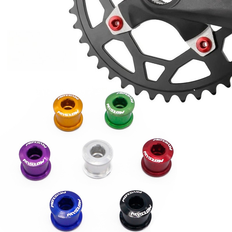 Cycling Gear Parts - Boulons de plateau en aluminium, vis