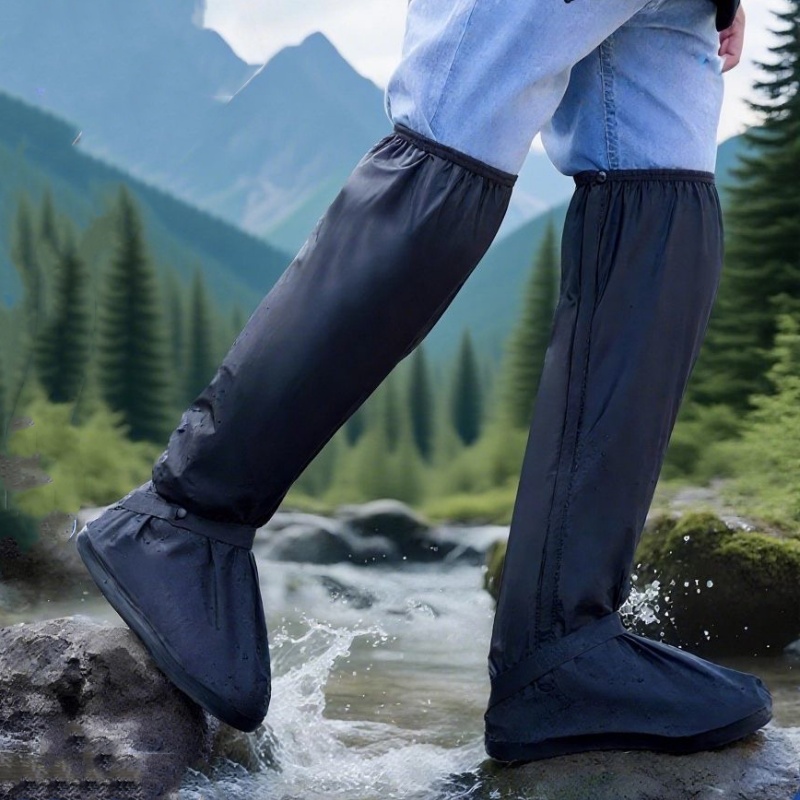 Cycling Shoe Insoles - Couvre-chaussures imperméables réutilisables en tube épais