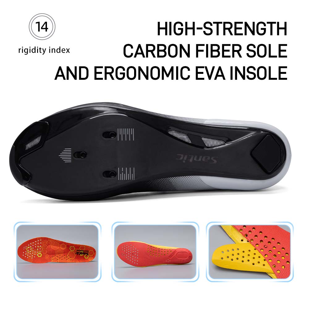Santic hommes chaussures de cy - Cycling Shoe Insoles avis et prix