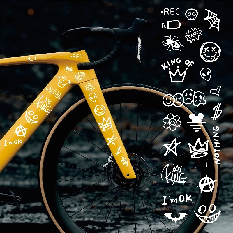 1 set d'autocollants décoratif - Cycling Gear Storage Rack avis et prix
